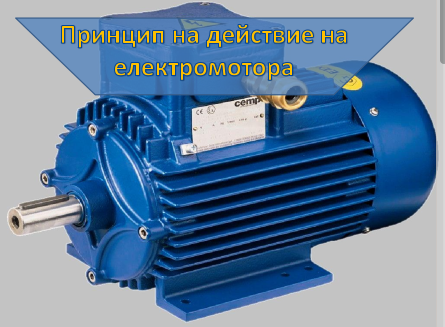 Принцип на действие на електромотора